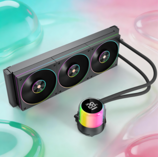 SOEYI N060 360mm AIO Liquid Cooler 7th Gen Pump TDP 300W for i9/R9 CPU Large Fan 109.5mm Low Noise 36.5dBA Leak-Proof Warranty