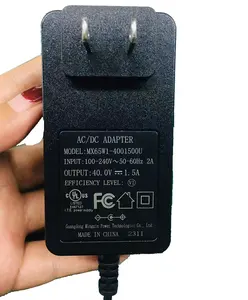 40V1.5A 60W AC DC Adapter with UL62368 for Digital Audio Adapter