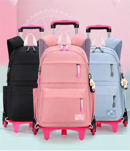 Mochila Escolar con Ruedas Desmontable y Reforzada, Versátil, para Niños, Suministrada por China - Product Image 6