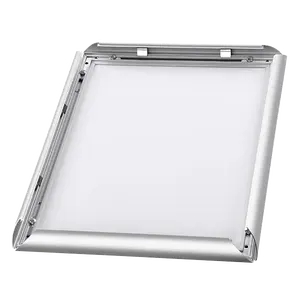 Aluminum sign picture frame advertising display snapper frame 8.5x11 manufacturer