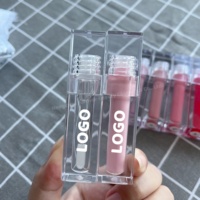 Gloss à lèvres vegan non collant à la vitamine E, haute brillance, best-seller, pour logo personnalisé