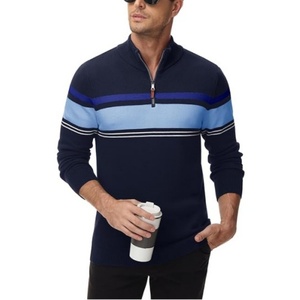Maglione Polo con stampa <span class=keywords><strong>Golf</strong></span> da uomo a manica lunga con scollo a V in maglia per autunno inverno - Product Image 4