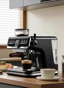 Factory Semi-<b>automatic</b> Touch Screen/button <b>Coffee</b> <b>Machine</b> With 20 Bar Espress Milk Fronthing Wand Italian Semi-<b>automatic</b> <b>Coffee</b> - Product Image 4