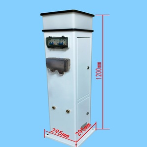 قاعدة خدمة بحرية بلاستيكية للموانئ مع نظام توصيل الطاقة والمياه، وقاعدة خدمة بحرية مزودة بمنصة عائمة ونظام توصيل الطاقة والمياه، وعمود خدمة بحرية - Product Image 1