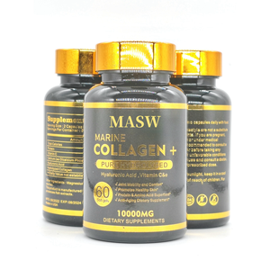 OEMカスタマイズマリンコラージェンドリンクフィッシュコラーゲンペプチドカプセルスキンホワイトニンググローイングヘアネイルサプリメント - Product Image 2