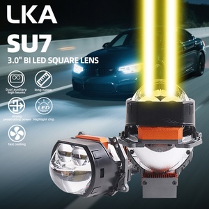 ซันวี SU7 76w โปรเจคเตอร์เลเซอร์คู่แบบ Bi-LED กำลังสูง ขนาด 3.0 นิ้ว รูปทรงสี่เหลี่ยม พร้อมระบบโฟกัสไฟสูง-ต่ำ สำหรับไฟหน้ารถยนต์ - Product Image 3