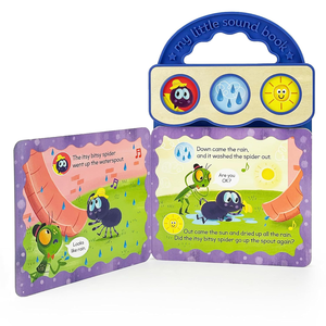 Livre sonore interactif portable avec poignée, thèmes Passe-temps, Météo et Animaux, pour l'apprentissage précoce et éducatif - Product Image 3
