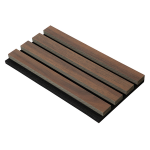 Panel de Pared de Listones de Madera Acústica de Estilo Nuevo Kingkus, Panel de PET para Dormitorio - Product Image 4