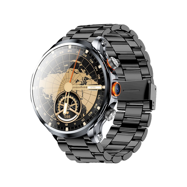 Cross-border H18PRO Smart Watch GSM 4G WiFi Rotating Camera Adult Sports Watch with Silicone Mineral Glass Heart Rate Monitoring