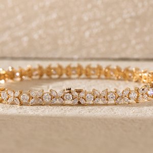 Pulsera de Cadena con Diamantes de Lujo para Mujer, Plata de Ley 925, Ajustable, Joyería Fina, Elegante, Regalo de Moda para Uso Diario y Fiestas - Product Image 2