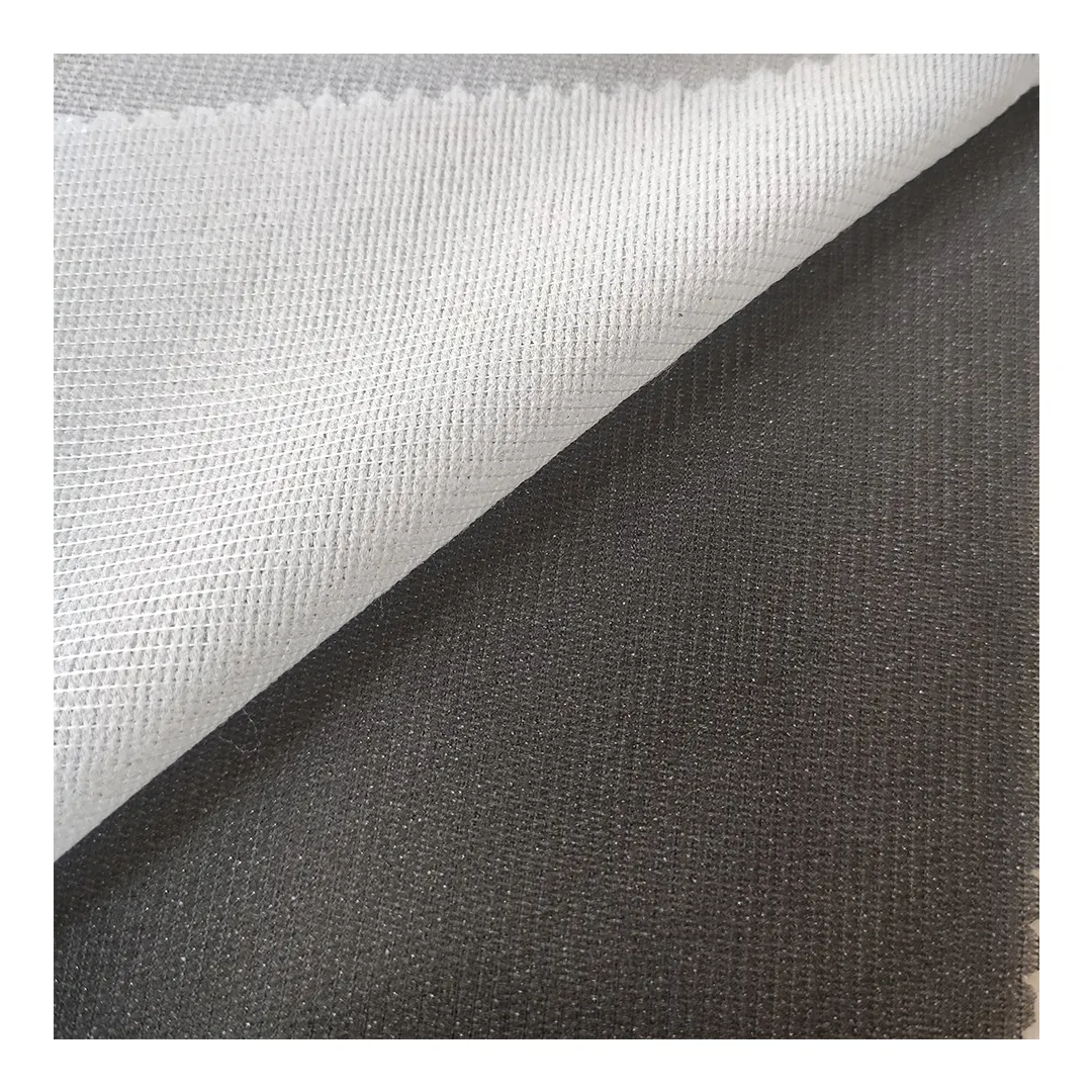 Bán Buôn OEKO TEX 100 Polyester Sợi Dọc Dệt Kim Tricot Dệt Kim Nóng Chảy May Interlining/Interfacing Vải