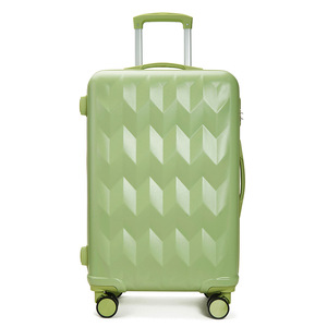 Green Grass 24 Inch Trolley <b>Suitcase</b> With 360 Degree Spinner Wheels Durable Zipper Closure Unisex Leisure Travel <b>Suitcase</b> - Product Image 5