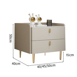 <span class=keywords><strong>Table</strong></span> <span class=keywords><strong>de</strong></span> <span class=keywords><strong>chevet</strong></span> intelligente <span class=keywords><strong>de</strong></span> luxe moderne avec dessus en pierre frittée 2 tiroirs gris blanc Contenu <span class=keywords><strong>de</strong></span> <span class=keywords><strong>chevet</strong></span> <span class=keywords><strong>pour</strong></span> la maison ModHomi vente en gros - Product Image 2