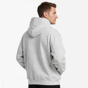 Sweat-shirt à capuche unisexe surdimensionné en molleton dégradé, tricoté, décontracté, pour l'automne, séchage rapide, polyester/coton - Product Image 3