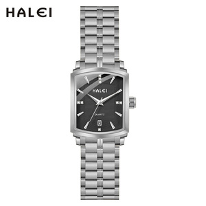 Envío Directo HALEI Nuevo Reloj de Cuarzo Original para Mujer, Resistente al Agua 3BAR, Correa de Acero Inoxidable, Elegante, Venta al por Mayor - Product Image 4