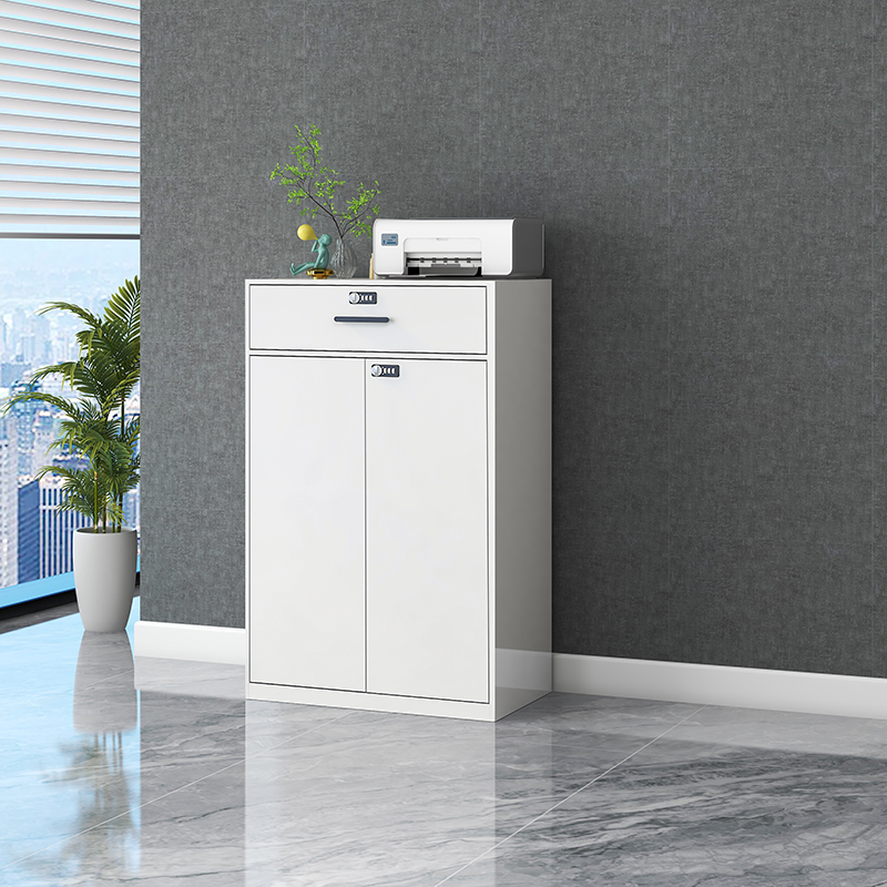 White with 1-drawer