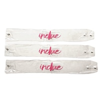 Bolsas de extensión de cabello de paquete de plástico de pvc transparente de lujo logotipo personalizado para el cabello