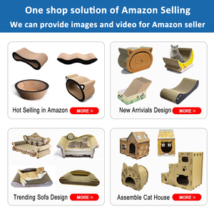 خدّاشة قطط من الورق المموج بتصميم فريد وعصري صديق للبيئة على شكل برج فلكي PET-CHEER MJ060 - Product Image 6