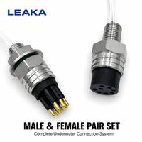 Conector Circular Personalizado de 8 Pines MCBH8F MCIL8M, IP69 Impermeable, Enchufe de Cable Submarino para ROV, Alimentación Marina en Aguas Profundas
