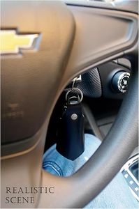 Premium Quality Bat Keychain Luxury Leather <b>Key</b> Fob Case for <b>Car</b> <b>Keys</b> Exquisite Stitching <b>Key</b> <b>Ring</b> Cover Holder Gift for Men - Product Image 5