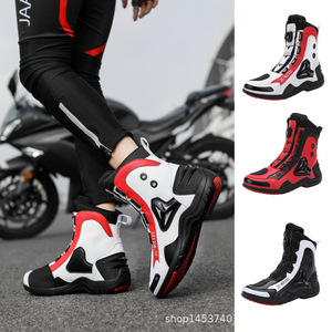 Bottes de <span class=keywords><strong>moto</strong></span> antidérapantes résistantes aux chocs pour hommes et femmes, toutes saisons, <span class=keywords><strong>cross</strong></span>-country, rallye, voyage - Product Image 3