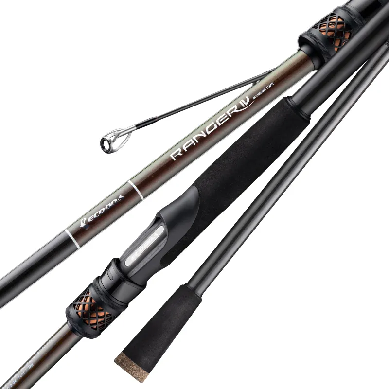 Ecooda Ranger ERB IV Fuji Guides Vara de pesca 2.18m/2.34m/2.51m/2.64m Vara de pesca 7g-50g isca de peso Vara giratória de carbono duro