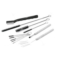Kit de nettoyage d'armes à feu 10 pièces – Brosses en nylon, laiton et acier pour fusil, pistolet, fusil à pompe et arme à air comprimé