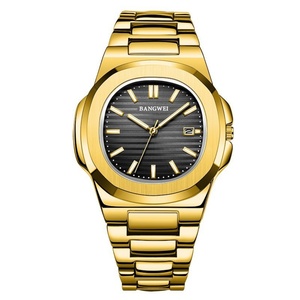 Montre pour homme avec logo personnalisé OEM ODM, montre à quartz, étanche, avec lumière nocturne, montre rétro carrée de haute qualité pour homme - Product Image 6
