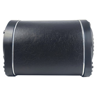 Boîtier de caisson de basses de voiture Tunnel en cuir OEM de 10 pouces avec amplificateur 90W RMS construit en usine Boîte de haut-parleurs de caisson de basses de voiture active