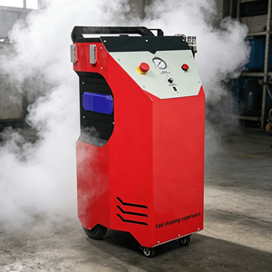 Nettoyeur <span class=keywords><strong>de</strong></span> moteur <span class=keywords><strong>de</strong></span> voiture par sablage <span class=keywords><strong>avec</strong></span> nettoyeur haute pression et PLC pour dégraissage à la glace sèche, élimine le carbone des compartiments des cylindres - Product Image 3