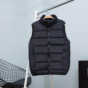 Gilet di cotone personalizzato senza maniche abiti da lavoro gilet di cotone con logo gilet personalizzato imbottito da attività - Product Image 3