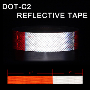 <span class=keywords><strong>Cinta</strong></span> <span class=keywords><strong>reflectante</strong></span> aprobada por DOT de 2 "X 150 ', <span class=keywords><strong>cinta</strong></span> <span class=keywords><strong>adhesiva</strong></span> <span class=keywords><strong>reflectante</strong></span> para conducción nocturna, suministros de seguridad para automóviles, Material de PET para estilo de coche - Product Image 3