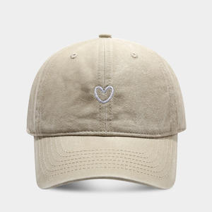 Casquettes de baseball unisexes sportives en dobby, broderie à la main, coton doux lavé, OEM, approvisionnement en gros personnalisé - Product Image 3