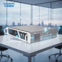 Ordinateur embarqué HVAEIPC HW-2U 2U pour montage en rack, 128 Go de RAM, 256 Go de SSD, Bluetooth, en stock, Guangdong