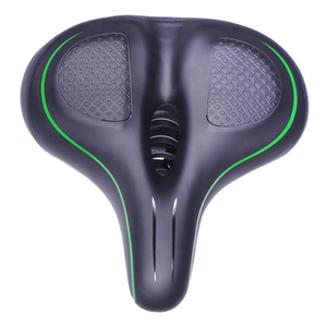 Coussin de siège de vélo en cuir PU PVC surdimensionné et confortable pour hommes et femmes, remplacement de selle conforme au peloton - Product Image 1