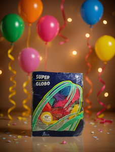 Globos de Fiesta Super Globo de 10 Pulgadas, Colores Surtidos, Redondos, de Látex, para Decoración de Cumpleaños Infantiles - Product Image 2