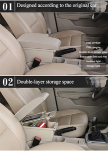 Bracciolo centrale scatola portaoggetti <span class=keywords><strong>accessori</strong></span> arredamento interno classico <span class=keywords><strong>per</strong></span> Ford Focus nuovi vecchi modelli posizione anteriore modifica <span class=keywords><strong>auto</strong></span> - Product Image 2