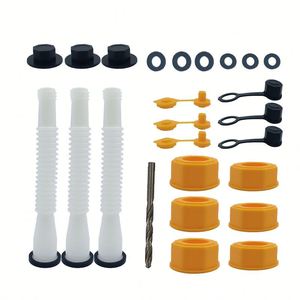 Kit de remplacement de buse pour cartouche de gaz, écrou hexagonal, bouchon antidérapant et couvercle de ventilation pour le goulot de remplissage du réservoir de carburant - Product Image 2