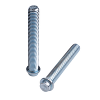 Custom M12 Galvanized Flange Base Stud Bolt Full Threaded Rod for Machinery Fastening