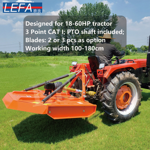 Lefa 3 Point Cat I Rotary Slasher Farm Implements <strong>Grass</strong> Cutting Slasher Mower <strong>Flail</strong> Mower for Tractor - Product Image 2
