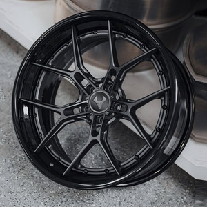 Jantes forgées en 2 parties personnalisées de 18, 19, 20, 21 pouces à profil profond 5X120 5X112 5x114.<span class=keywords><strong>3</strong></span> pour <span class=keywords><strong>BMW</strong></span> M2 F87 Série <span class=keywords><strong>3</strong></span> G80 M3 G82 M4 Mercedes - Product Image 2