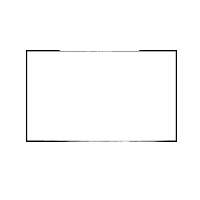 Factory Home Outdoor 100-Inch Thin Portable Rear Projector Screen 16:9 Fixed Frame Front Material Polyester Curtain 1-Year
