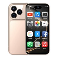 Teléfono Inteligente I17 Pro Max Mini Desbloqueado, Pantalla HD de 3.75 Pulgadas, Sistema Android, Doble SIM, Cuatro Núcleos, WIFI, Teléfono Celular Económico