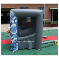 Jeu gonflable de carnaval de qualité commerciale pour enfants : Tir à l'arc sur cible Hoverball pour location événementielle