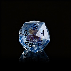 Lot de 7 dés polyédriques en résine liquide <span class=keywords><strong>Dragon</strong></span> à bords tranchants pour D&D RPG – Vente en gros - Product Image 4