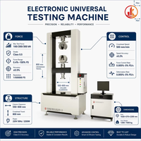Máquina de Ensayo de Tracción y Compresión Universal Electrónica Clase 0.5 WDW-100 200 300 100-300kN para Metal, Plástico y Caucho