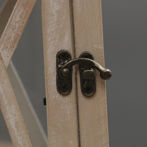 Z55 Bougies LED en bois rustique Table marron foncé Lanternes à bougies décoratives Mariage Bougeoirs et bocaux sans flamme - Product Image 4