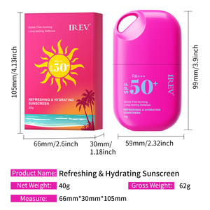 <span class=keywords><strong>Protector</strong></span> <span class=keywords><strong>Solar</strong></span> Rosa, Amarillo y Verde SPF50, Protección <span class=keywords><strong>Solar</strong></span>, Previene Quemaduras Solares y <span class=keywords><strong>Bronceado</strong></span>, 3 Tipos, 40g, IREV, <span class=keywords><strong>Protector</strong></span> <span class=keywords><strong>Solar</strong></span> Refrescante e Hidratante - Product Image 6