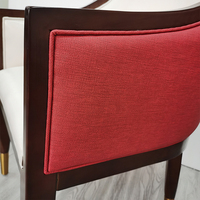 Chaise de bureau de luxe haut de gamme, fauteuil rembourré, design en cuir, chaise de salle à manger pour restaurant