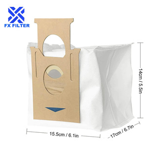 Sac à poussière jetable T8 pour aspirateur robot <span class=keywords><strong>ECOVACS</strong></span> <span class=keywords><strong>Deebot</strong></span> T8 AIVI / T8 / <span class=keywords><strong>N8</strong></span> Pro Plus / <span class=keywords><strong>N8</strong></span> Pro/T9 AIVI T9 PRO T9 MAX/ DX93 / DDX96 - Product Image 2